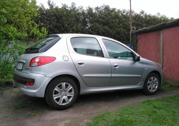 Peugeot 206 cena 12999 przebieg: 131500, rok produkcji 2010 z Gdańsk małe 92